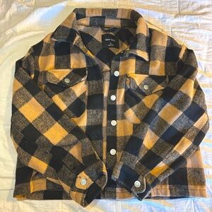 New Look plaid fleece jacket
